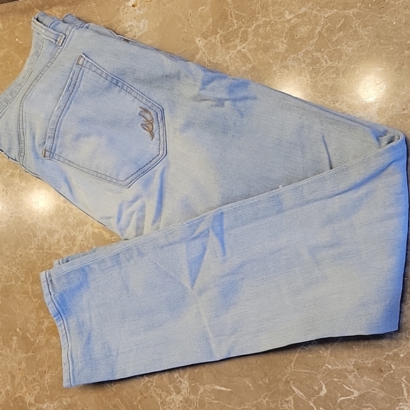 Express Distressed Relaxed Fit Girlfriend Jean, Sz 4 - Picture 6 of 16